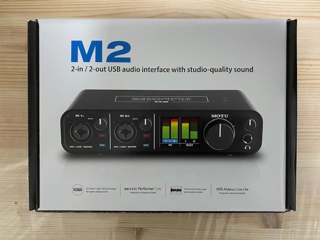 新世代オーディオインターフェース: MOTU M2がやってきた！: 私的電脳